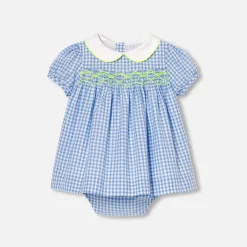 Baby girl short-sleeved dress