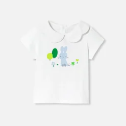 Baby girl short-sleeved T-shirt