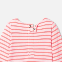 Baby girl striped bodysuit