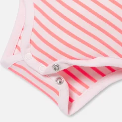 Baby girl striped bodysuit