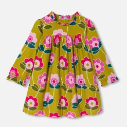 Baby girl velvet dress