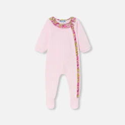 Baby girl velvet pajamas