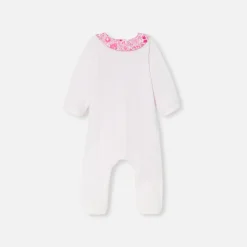 Baby girl velvet pajamas