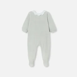 Baby girl velvet pajamas