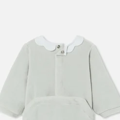 Baby girl velvet pajamas