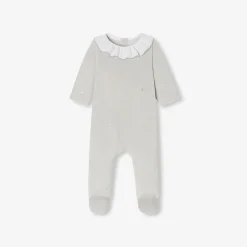 Baby girl velvet pajamas