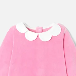 Baby girl velvet pyjamas