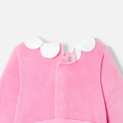 Baby girl velvet pyjamas