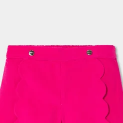 Baby girl velvet shorts