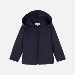 Baby girl zip-up sweatshirt