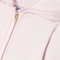 Baby girl zip-up sweatshirt