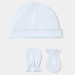 Baby hat and mittens set
