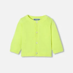 Baby jersey cardigan