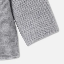 Baby knitted burnous jacket