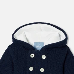 Baby Merino wool burnous jacket