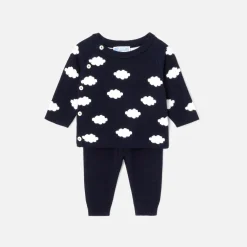 Baby set in jersey knit