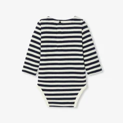 Baby striped bodysuit