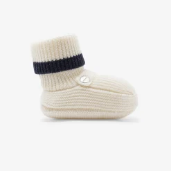 Baby wool booties