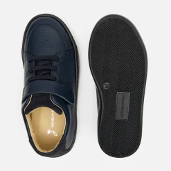 Boy leather sneakers