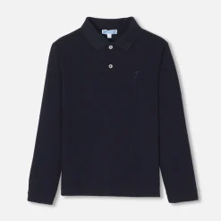 Boy long-sleeved polo