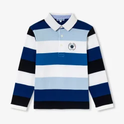 Boy long-sleeved polo