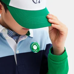 Boy long-sleeved polo