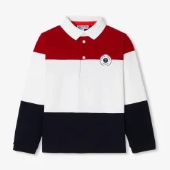 Boy long-sleeved polo