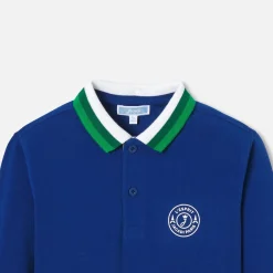 Boy long-sleeved polo