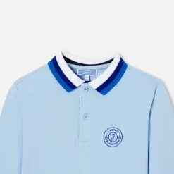 Boy long-sleeved polo