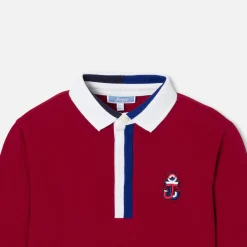 Boy long-sleeved polo