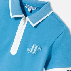 Boy short-sleeved polo