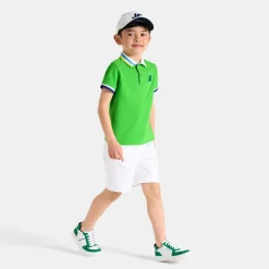 Boy short-sleeved polo