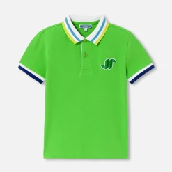 Boy short-sleeved polo