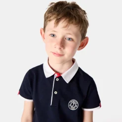 Boy short-sleeved polo shirt