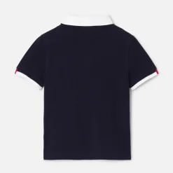 Boy short-sleeved polo shirt