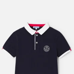 Boy short-sleeved polo shirt