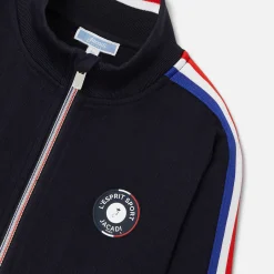 Boy stand-up collar cardigan