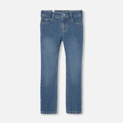 Boy straight jeans