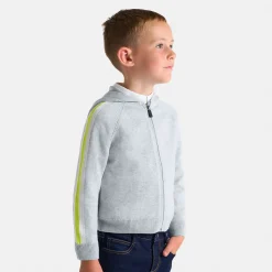 Boy zip-up cardigan