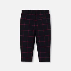 Checked baby boy pants