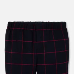 Checked baby boy pants