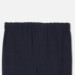 Checked baby boy pants