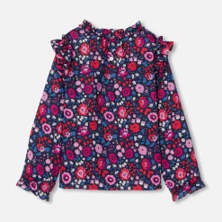 Girl blouse in Liberty fabric