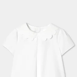 Girl blouse in poplin