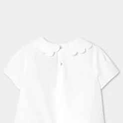 Girl blouse in poplin