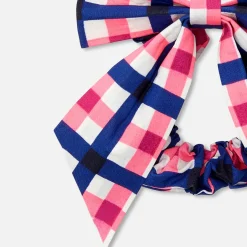 Girl check scrunchie