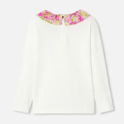 Girl collared T-shirt