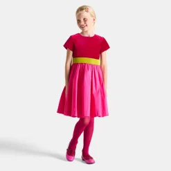 Girl color block dress