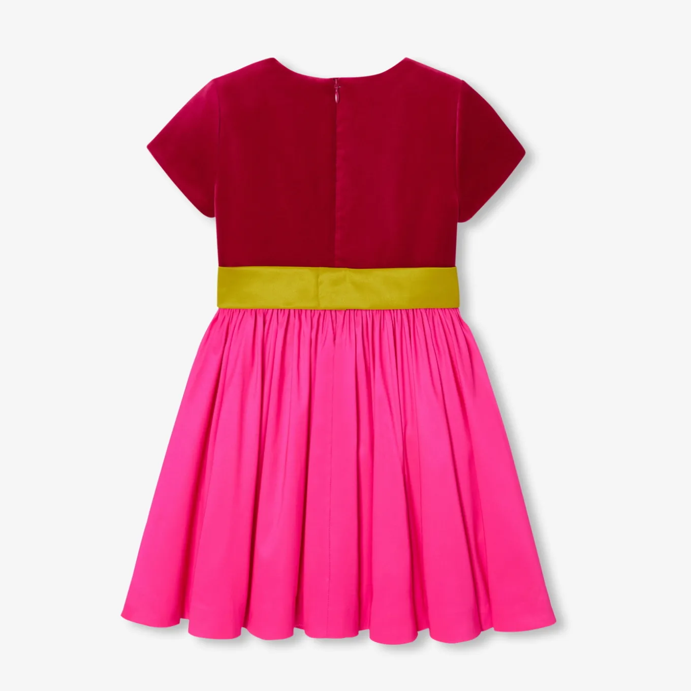 Girl color block dress