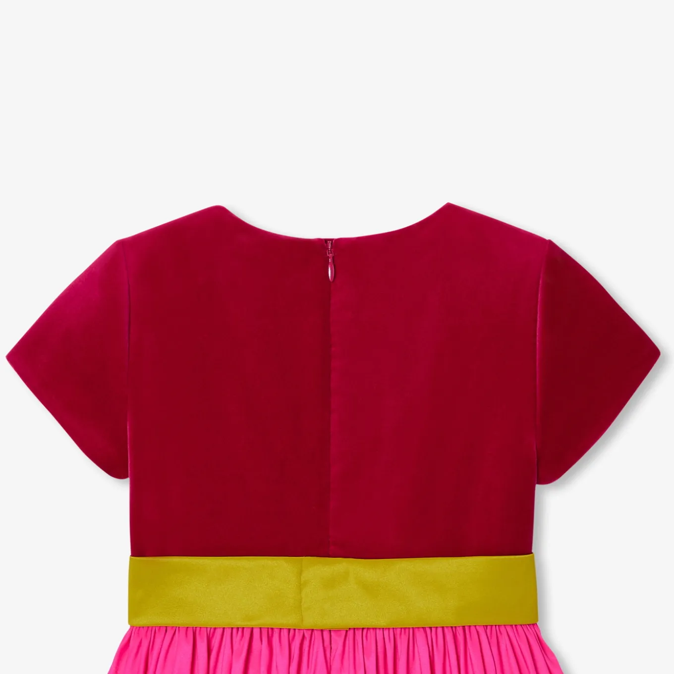 Girl color block dress